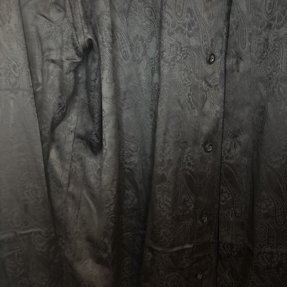 Guess Men's regular fit Shirt Long‎ Sleeves Paisley Print Allover Size XL - Picture 5 of 16
